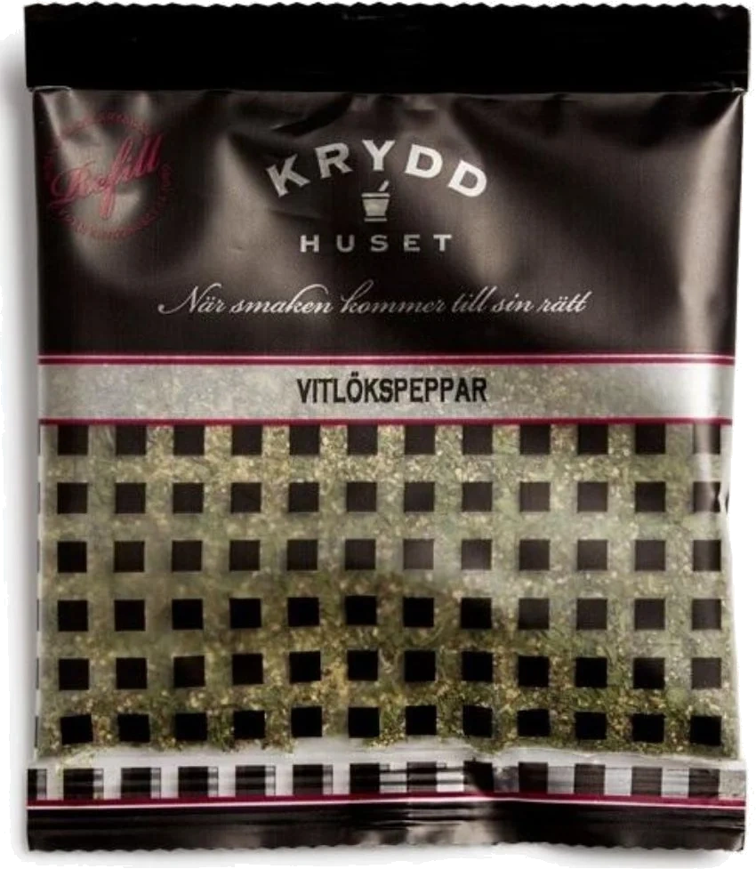 Kryddhuset Hvitløkspepper 60g