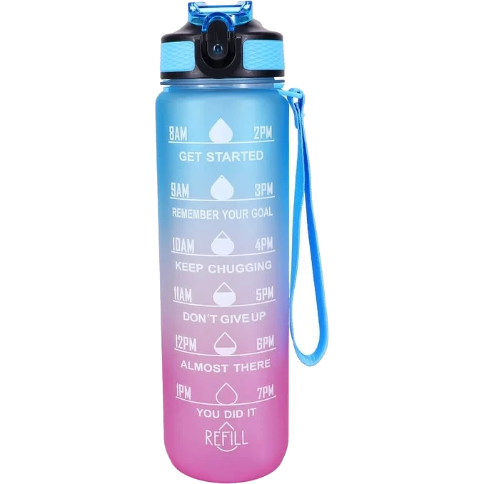 Motivation Vattenflaska Light Pink/Light Blue 1 L