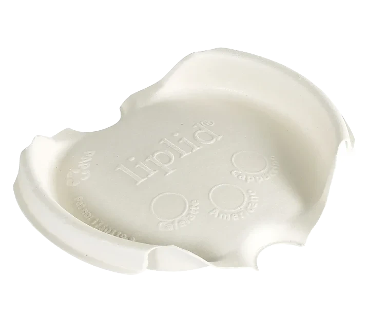 Fiberlokk Lip Lid 80mm 18/24cl Hvit