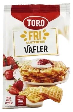 Toro Glutenfrie vafler mix