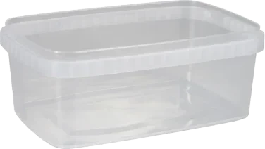 Plastbeger 192x129x73 Mm 1200 ml Klar Pp 1-roms Stor Forpakning