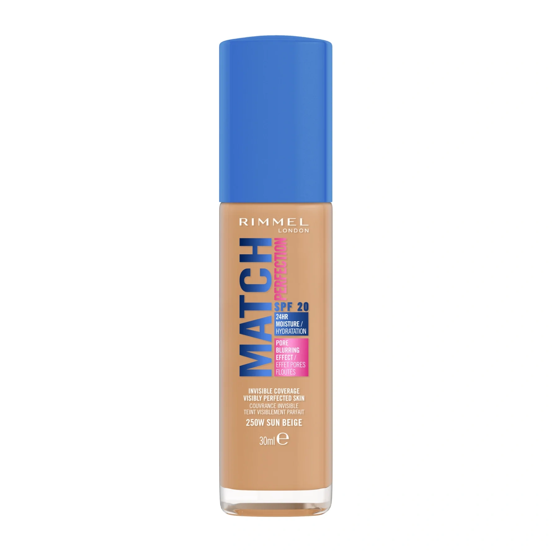 Rimmel Match Perfection Liquid Foundation 250 Sun Beige