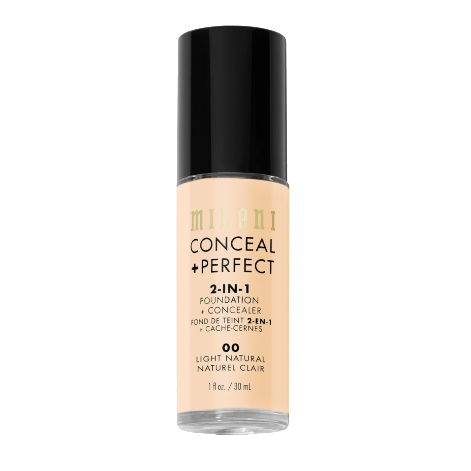 Milani Conceal + Perfect 2-In-1 Foundation 00 Light Natural