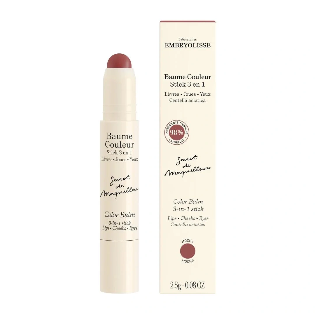 Embryolisse Color Balm 3-In-1 Stick, Mocha, 2,5 g