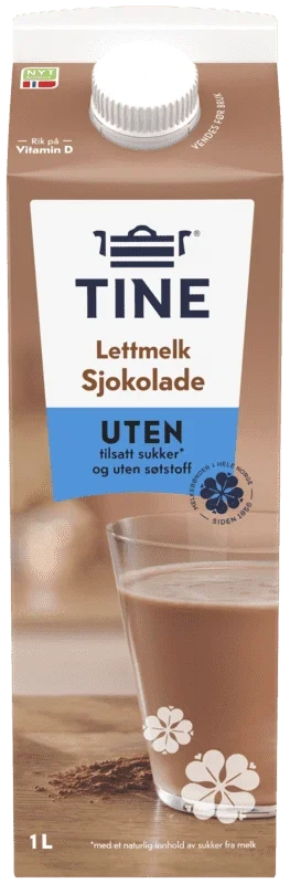Tine Lettmelk 1,1 % Sjokolade 1 Liter