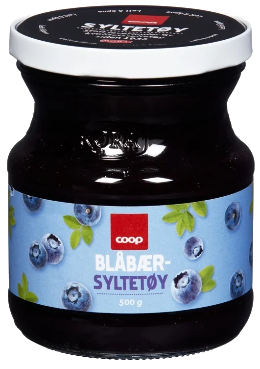 Blåbærsyltetøy       500g