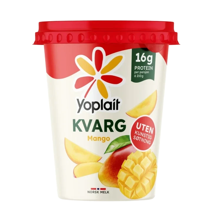 Yoplait Kvarg Mango 420g Fjordland