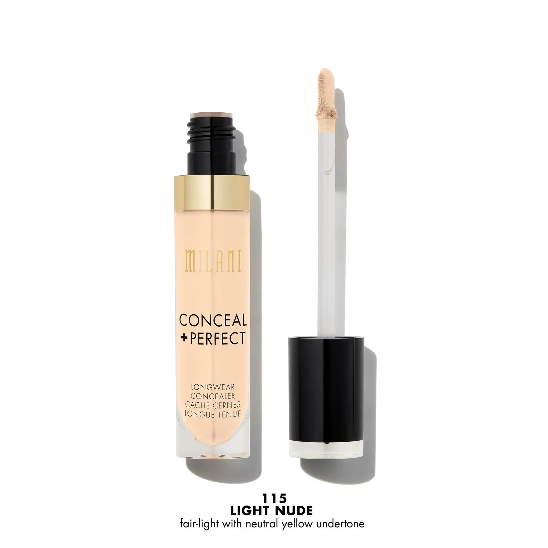 Milani Conceal + Perfect Long-Wear Concealer 115 Light Nude
