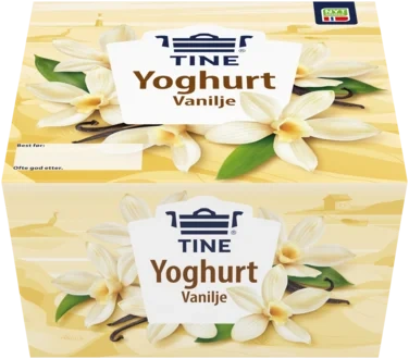 Yoghurt alltid vanilje 4x150g