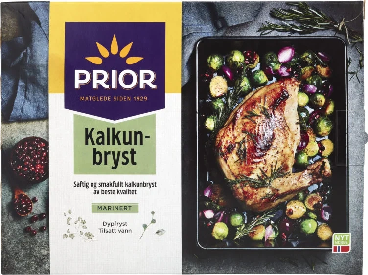 Marinert Kalkunbryst, ca 1,6kg - fryst