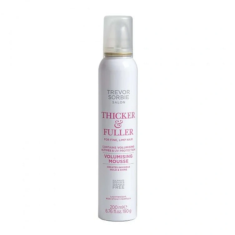 Trevor sorbie thicker & fuller volumising mousse   200ml