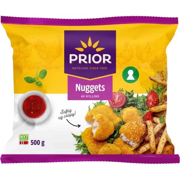 Kylling Nuggets 500g Prior
