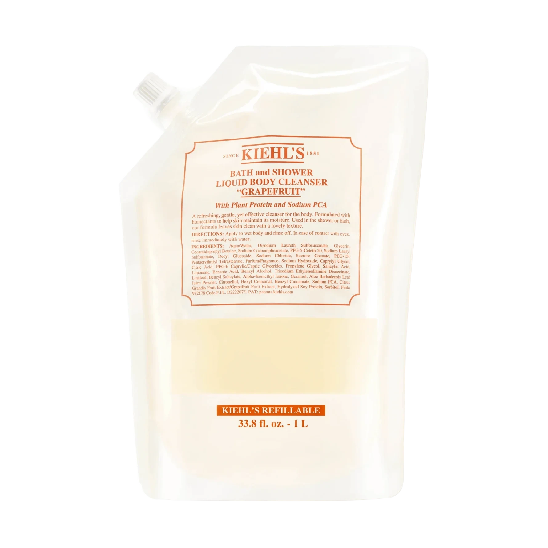 Kiehl’s Liquid Body Cleanser Shower Gel 1000 ml