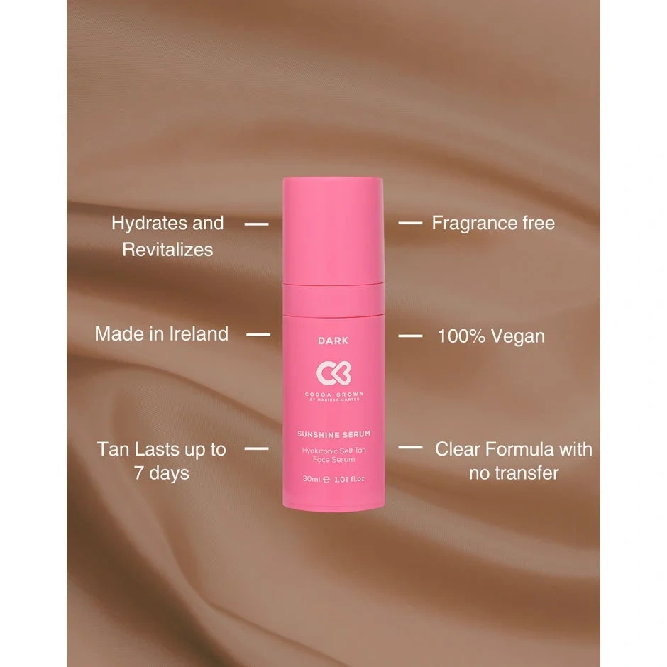 Cocoa Brown Sunshine Serum - Hyaluronic Self-Tan Face Serum