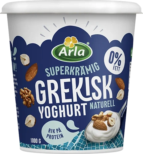 Grekisk yoghurt naturell 0%