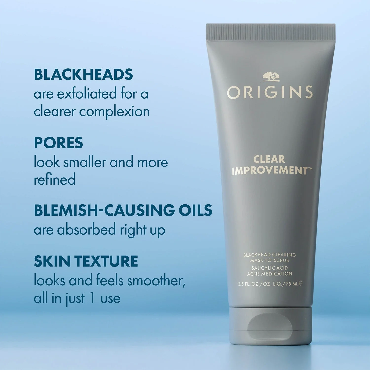 Origins Clear Improvement Blackhead Clearing Mask-To-Scrub