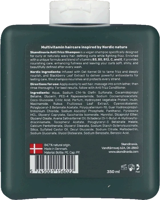 Multivitamin Haircare Anti Frizz Shampoo