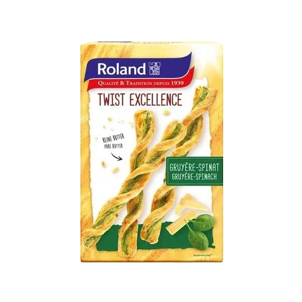 Brødpinner Gruyère Spinat 100g Twist Excellence Roland