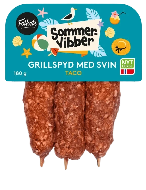 Grillspyd Taco 180g Folkets