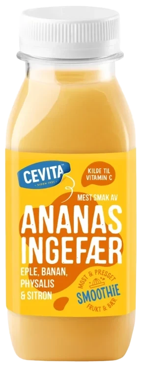 Smoothie Ananas&Ingefær 250ml Cevita