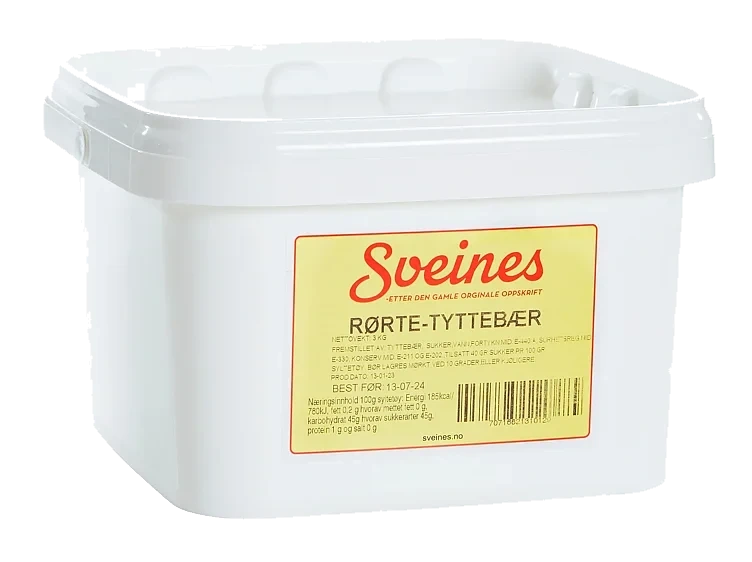 Tyttebær rørte          3kg