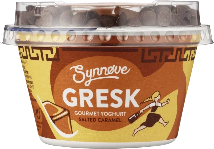 Yoghurt Gresk Gourmet Salted Caramel 160g Synnøve