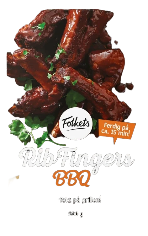 Rib Fingers Barbeque 500g Folkets