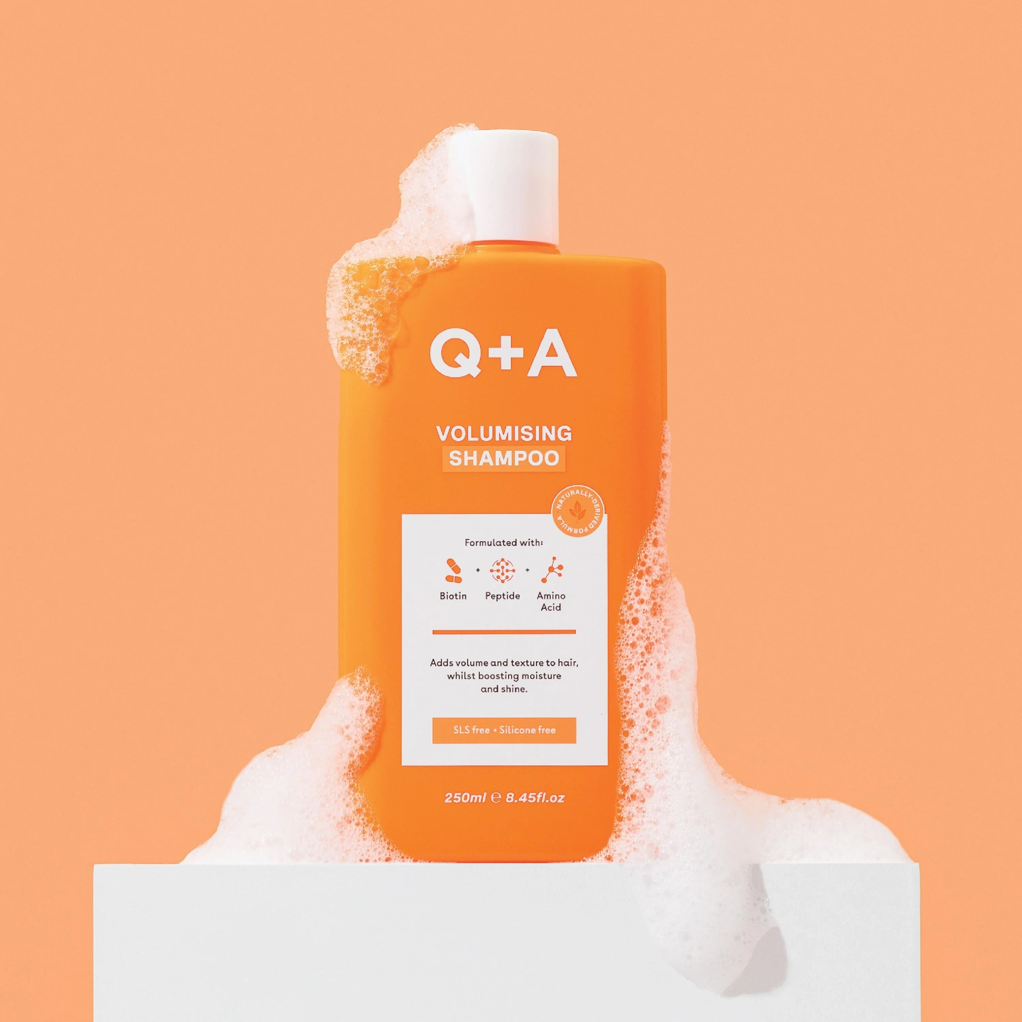 Q+A Volumising Shampoo, 250 ml