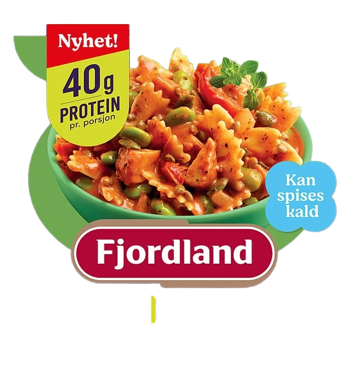 Proteinbowl Kylling&Pasta 400g Fjordland