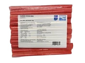 Msc, Surimi Maki Sticks 18cm Free Range Egg 10x1000g