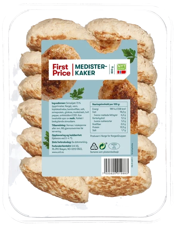 Medisterkaker 800g First Price