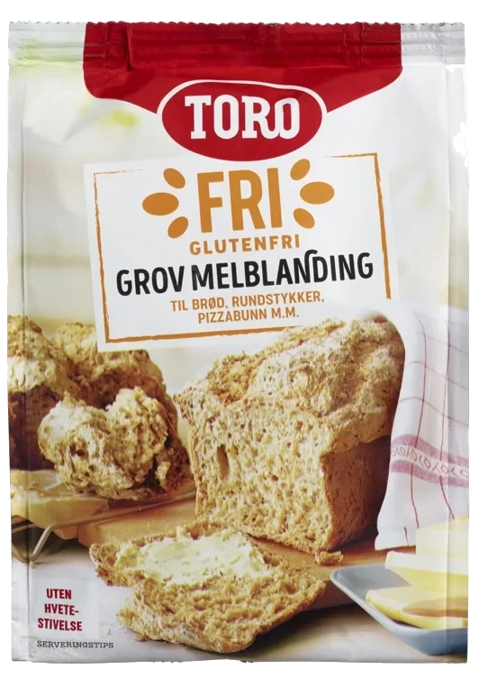 Glutenfri grov melbland  406g