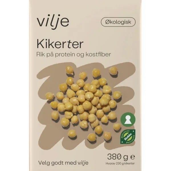 Kikerter Økol. 380g Vilje