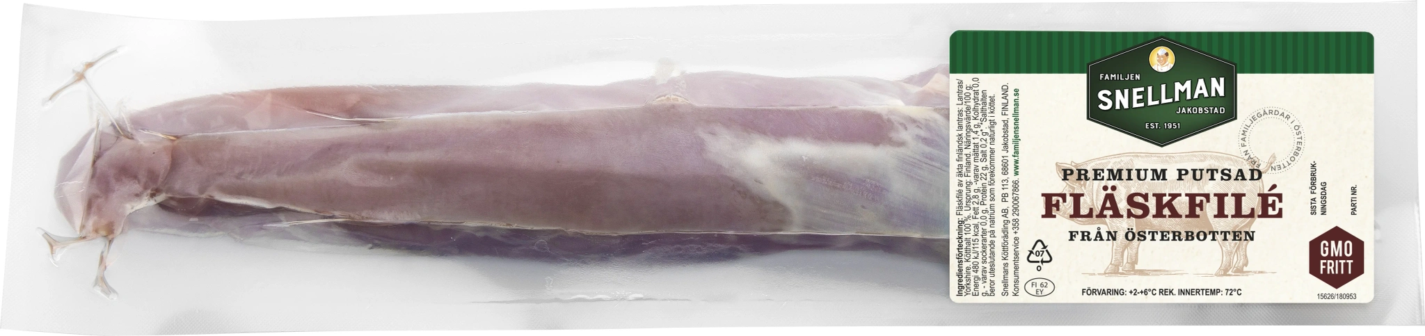 Familjen Snellman Fläskfilé premium putsad