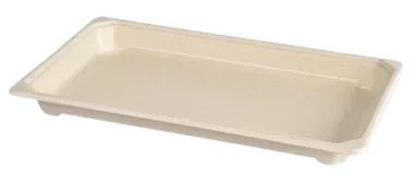 Sushi & Deli Tallerken Fiber Pla 235x145x22mm Large