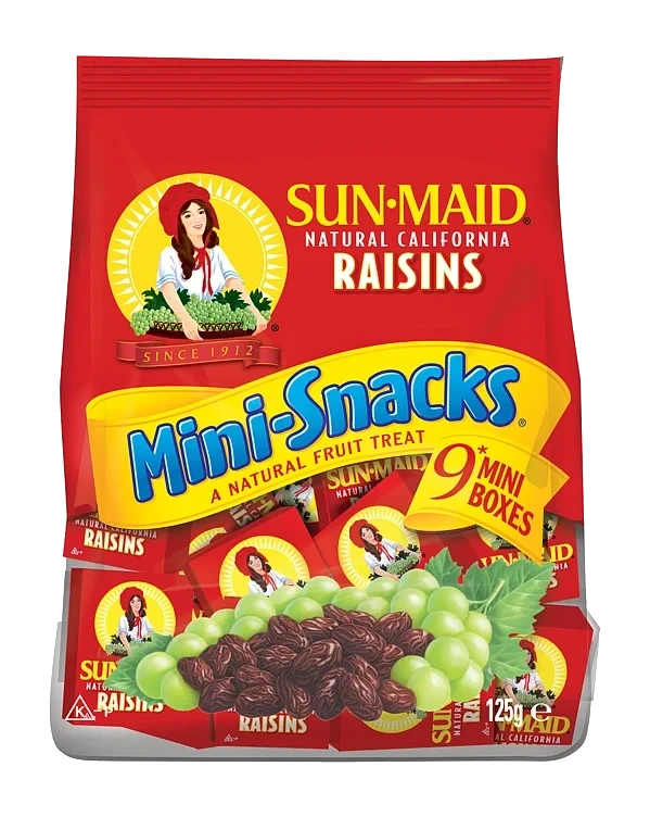Rosiner minis 9-pack 125g