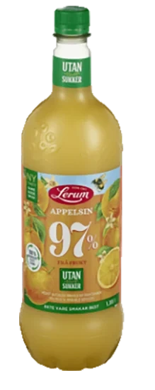 Lerum Appelsinsaft U/Sukker 1,35l