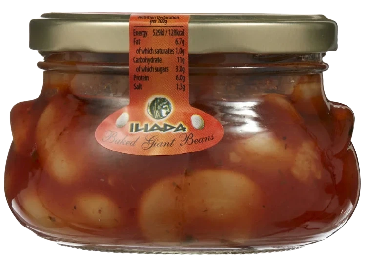 Bønner Greske Bakte 280g Iliada