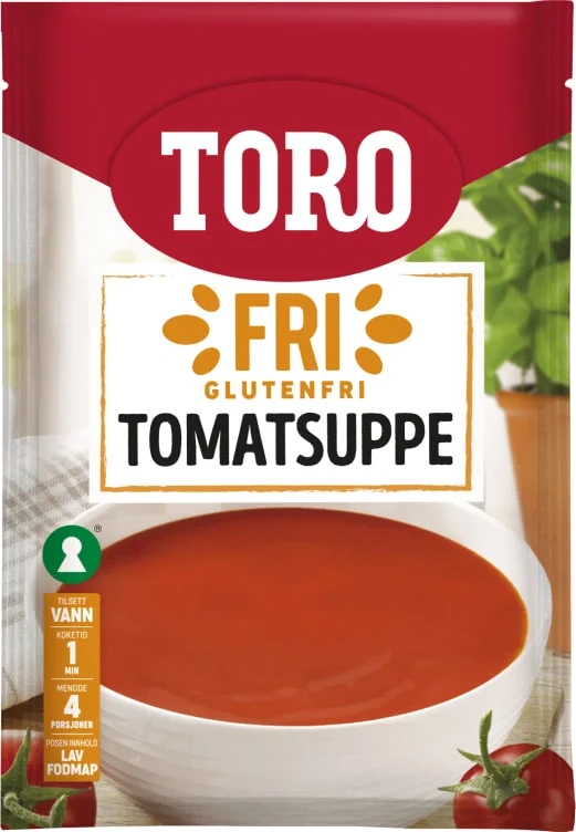 Glutenfri Tomatsuppe 73 g Toro