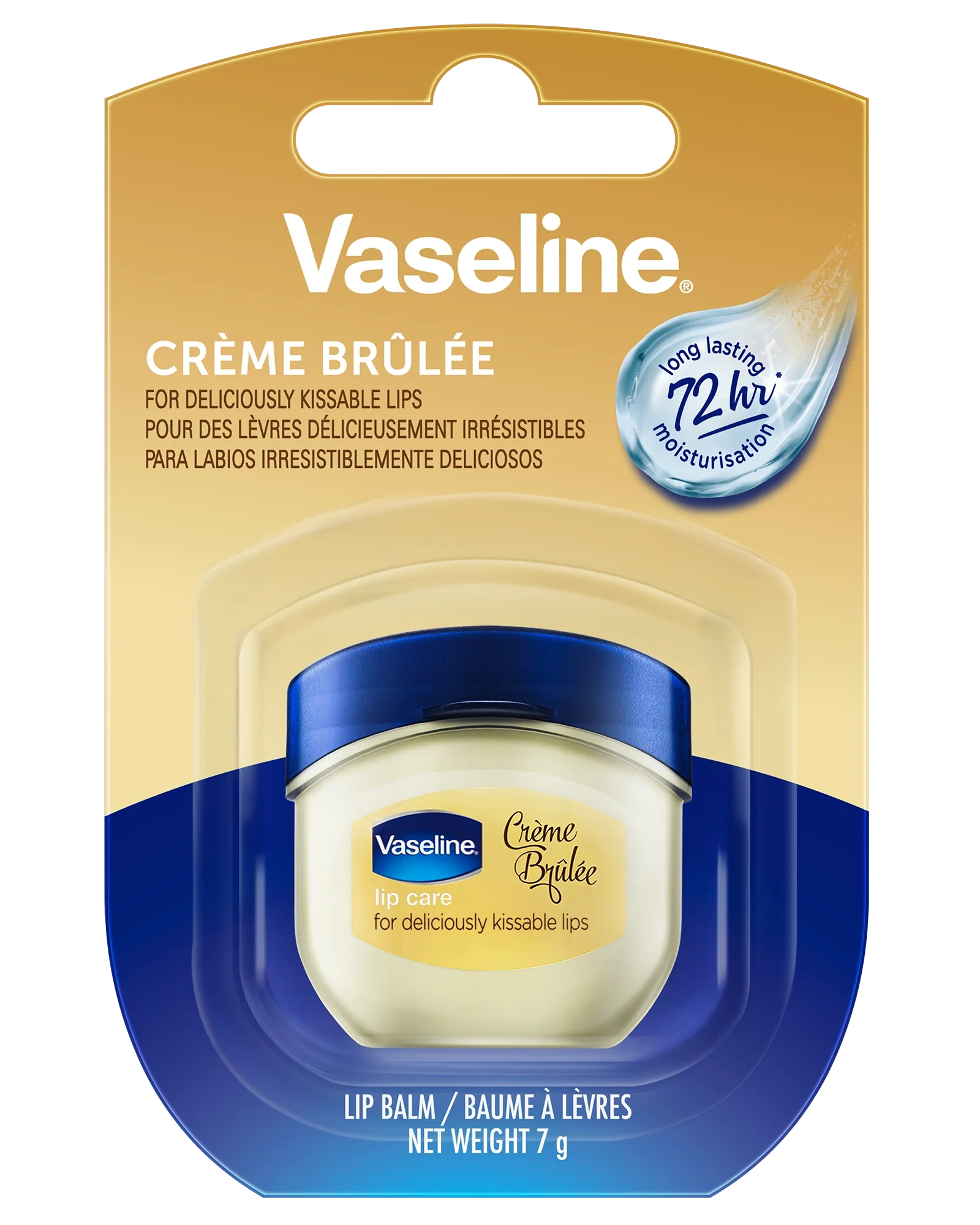 Vaseline Crème Brûlée leppepomade 7 g