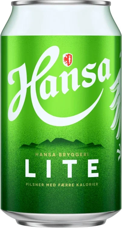 Hansa Pilsner Lite 0,33l boks