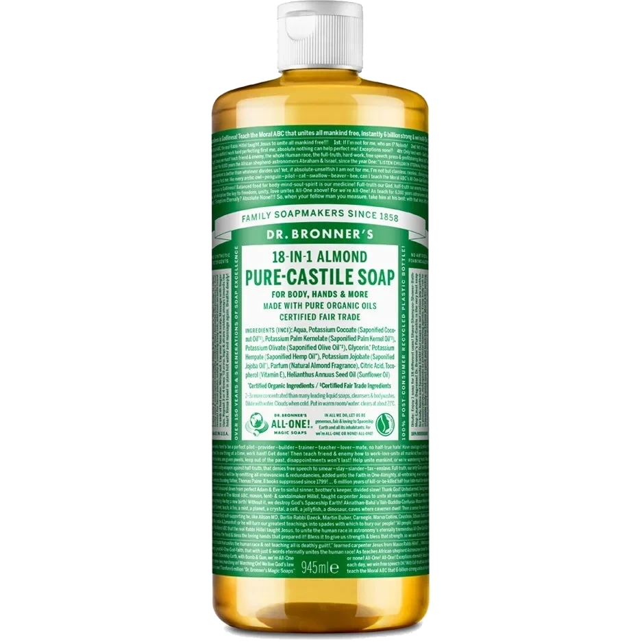Dr. Bronner's Pure Castile Liquid Soap Almond