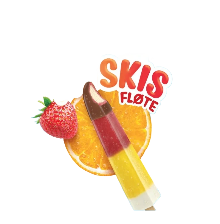 Friskis Fløteis&Fruktis 8stk Hennig-Olsen