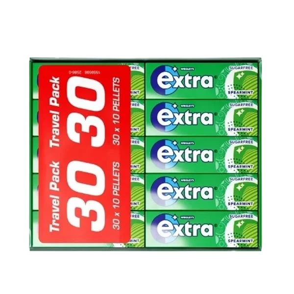 Extra Spearmint Travelpack (Kartong 30-pk)