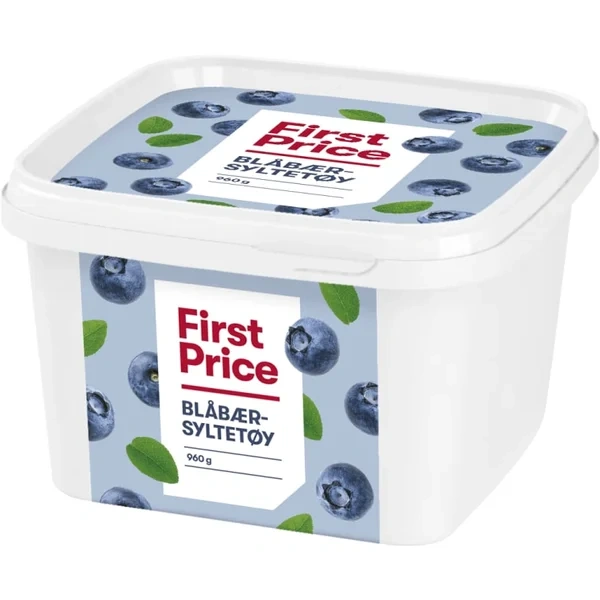 Blåbærsyltetøy 960g First Price
