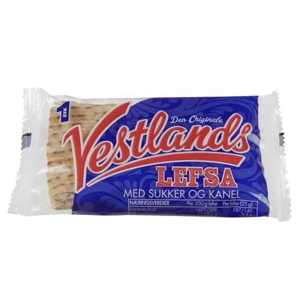 Vestlandslefsa Singelpakk 60x35g Hel Kartong