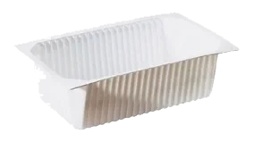 Flerporsjonsform hvit 2l  150stk