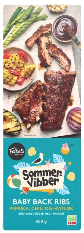 Baby Back Ribs 600g Folkets
