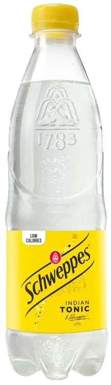 Tonic Water 0,5l flaske Schweppes