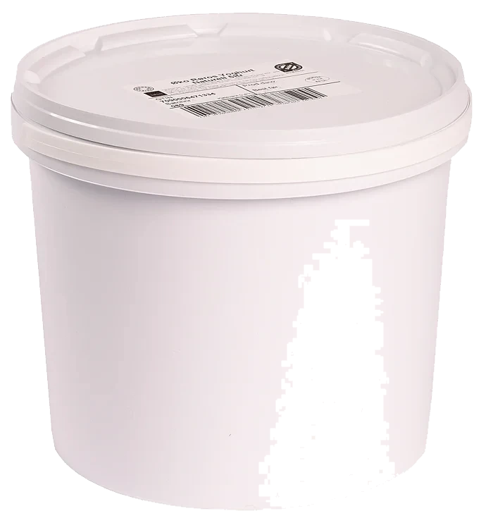Øko Røros Yoghurt Jordbær og Rabarbra 5kg Spann